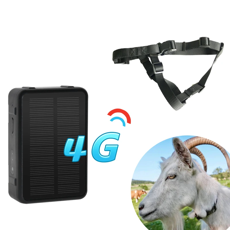 Ilgai veikiant Budėjimo režimu, Karvės WiFi+GPS 9000mAh 4g Lte Saulės Skydelis Gps Gyvūnų Locator Avių Goadts Arklių, Galvijų, su Apykakle Tracker