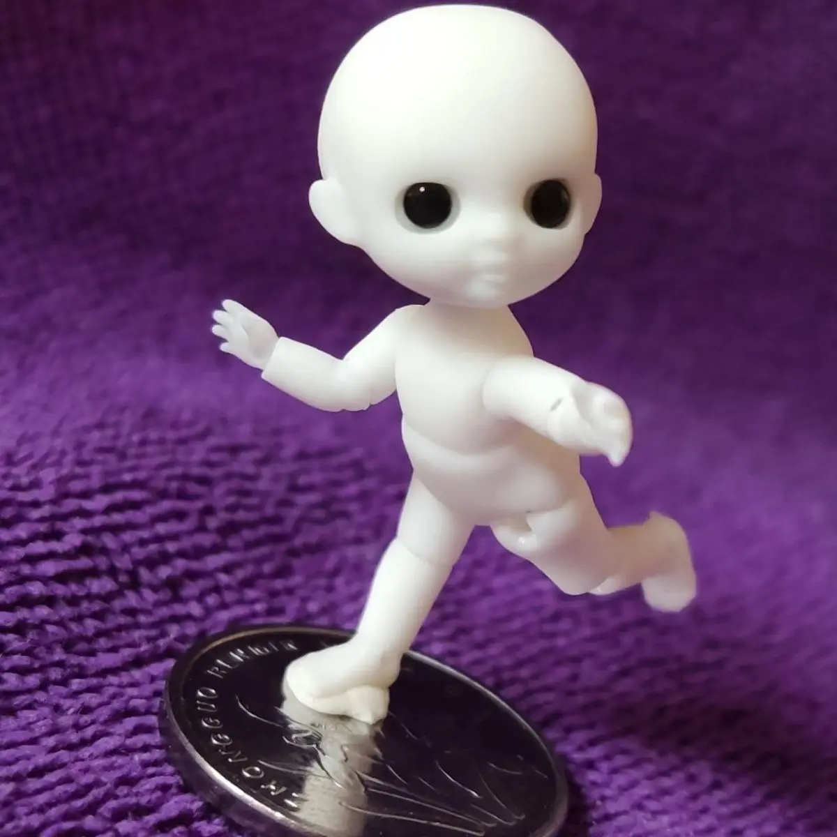 Naujas LAIL 2.2 cm Mini Bjd Doll Dervos Spausdinimo Mergina Žaislai 